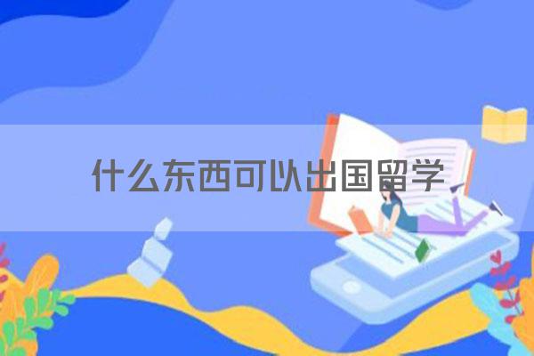 什么东西可以出国留学