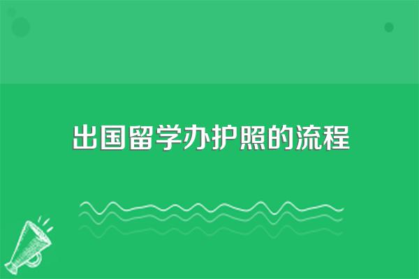 出国留学办护照的流程