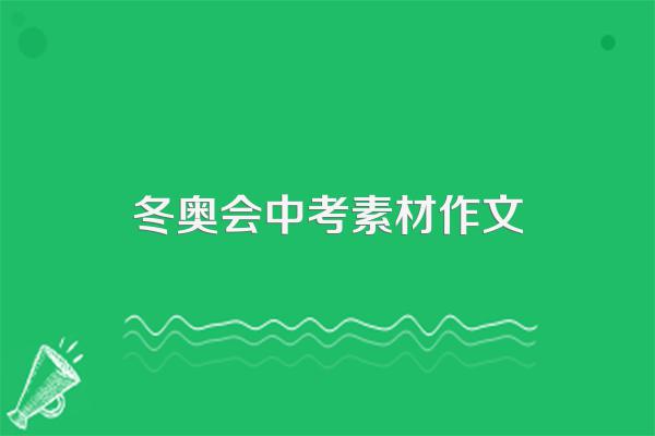 相约北京2022冬奥会优秀作文