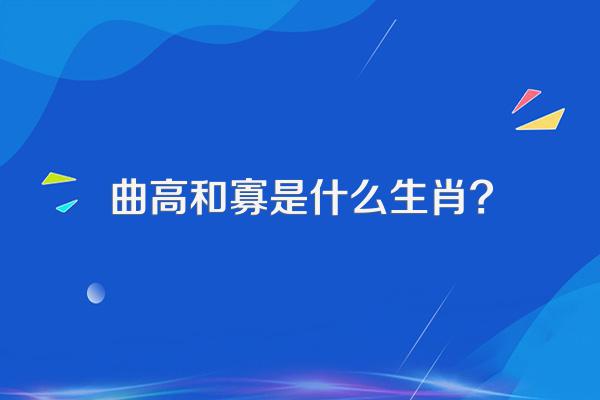 曲高和寡是什么生肖?
