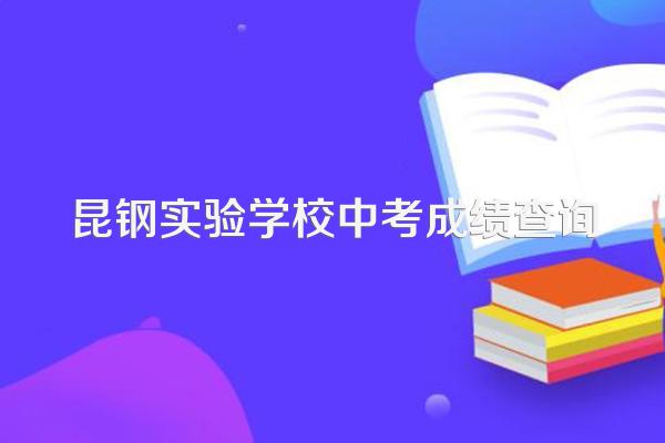 昆钢实验学校中考成绩查询