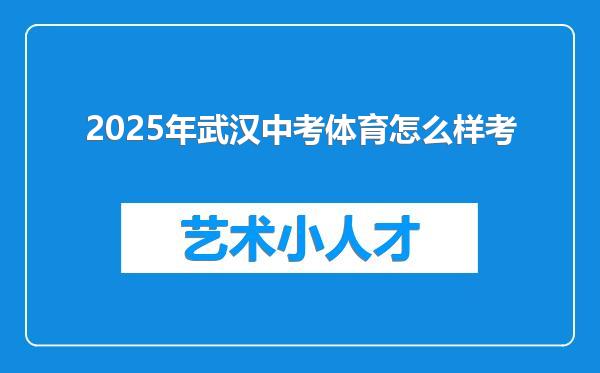 2025年武汉中考体育怎么样考